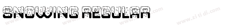 snowing regular字体转换